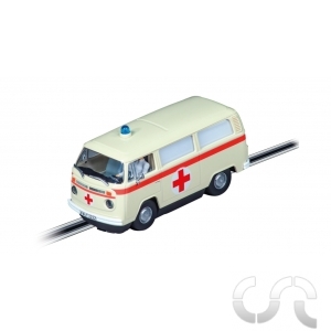 Carrera Evolution VW Bus T2B "Ambulance, Red Cross"