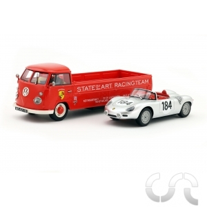 VW T1 State of Art + Porsche 718 RS "Targa Florio 1960" 