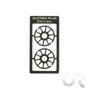 Enjoliveurs de roues acier style Imola + Disque de frein (2+2) pour Jantes Ø16.2 mm