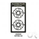 Enjoliveurs de roues acier style Daytona + Disque de frein (2+2) pour Jantes Ø15.9 mm